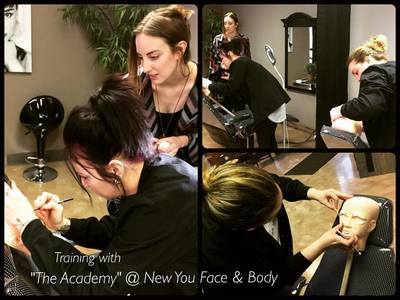 Students in training with The Academy in Portage, MI