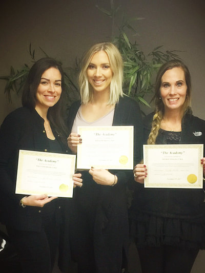 Newly Certified Microblading Specialists from The Academy at New You Face and Body.